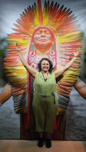 Eliceuda em dia de festa, show dos professores, sobre a sua coordenação na secretaria de cultura do SINPRO-DF.